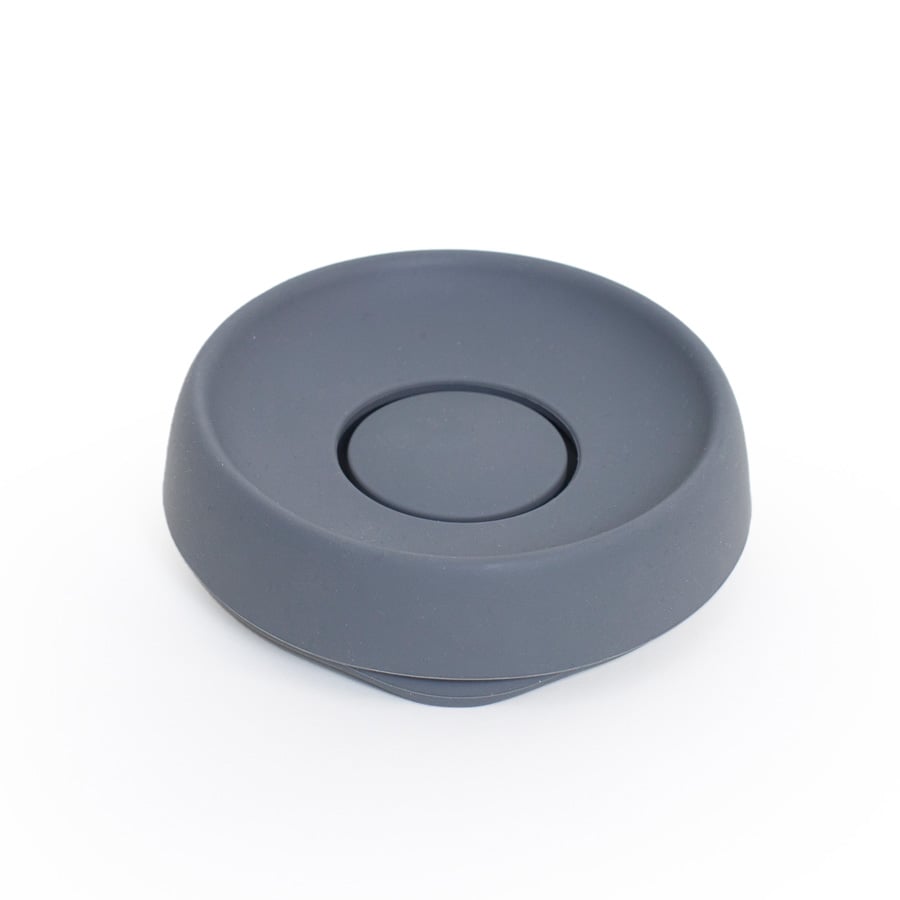 Tvålfat Soap Saver Flow PLUS. Round - Grafitgrå. 12x3,5 cm. Silikon - 2