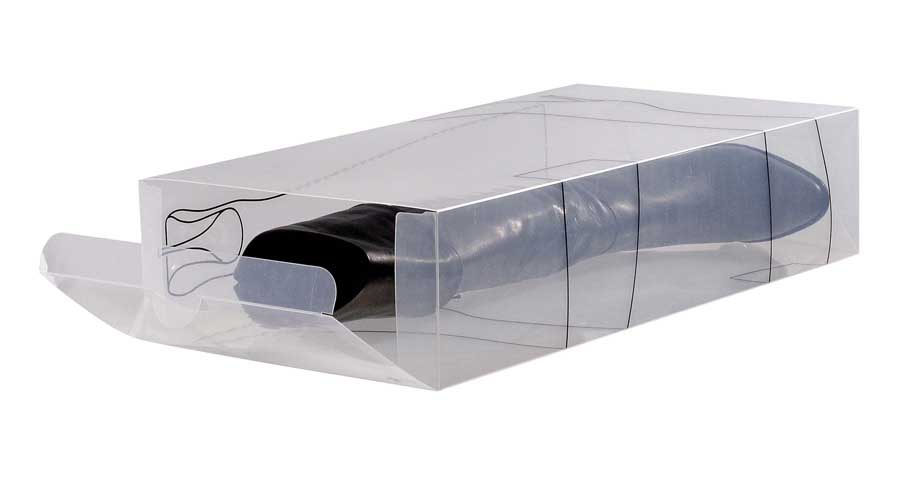 Skobox för stövlar, 2-pack - Klar/Svart. 54x30x12,5 cm. Plast - 1