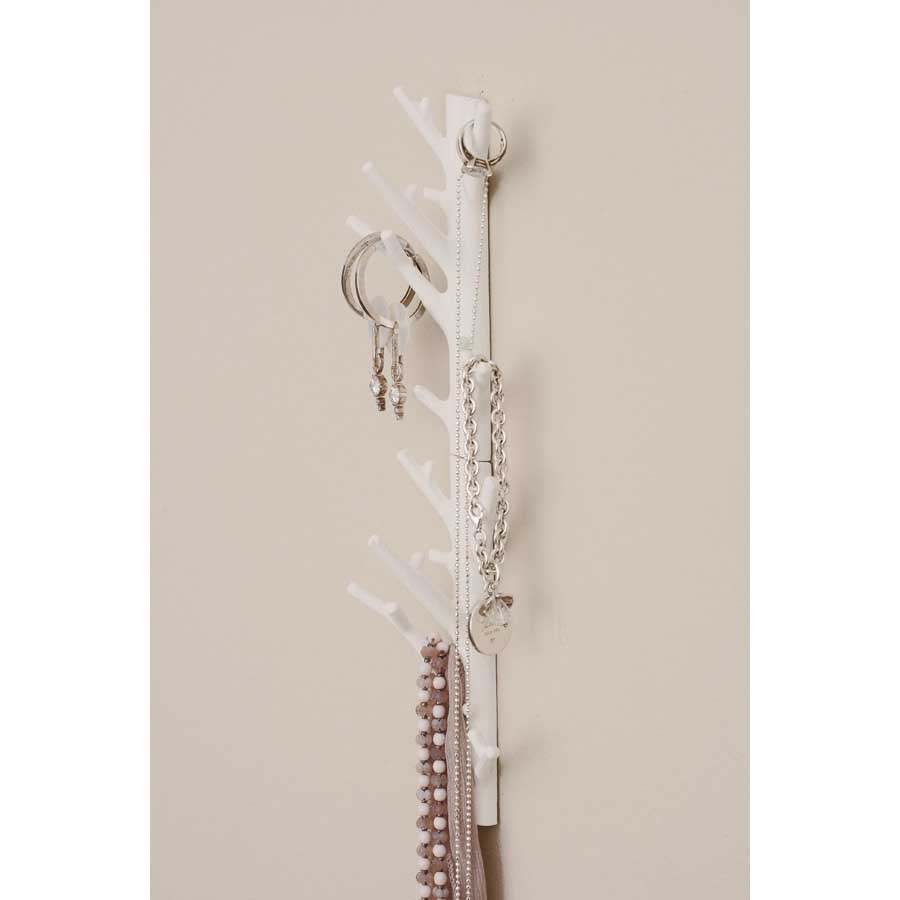 Hängare Branch Hanger Medium - Vit. 8,5x17x6 cm. Gjutjärn - 2
